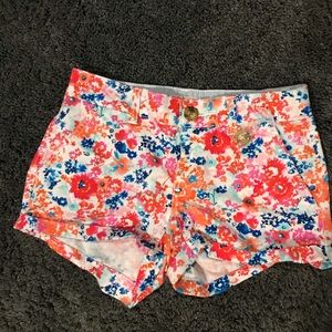 Micro mini Flowers shorts